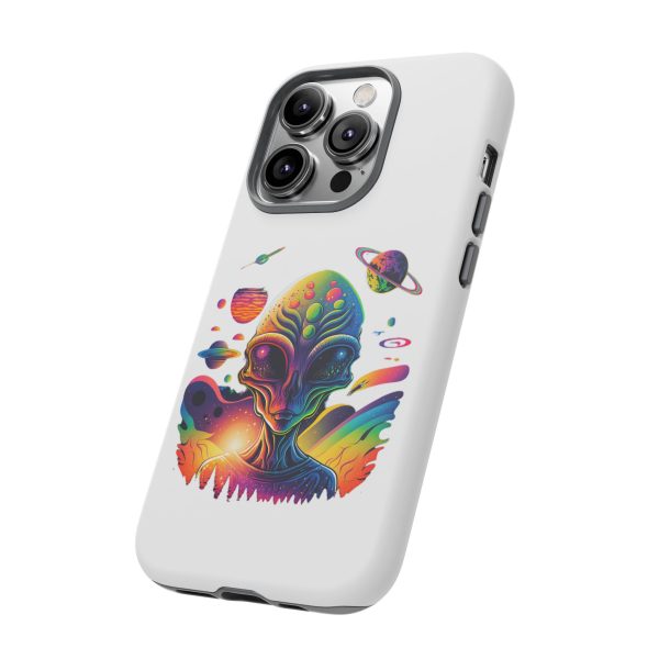 Colorful Alien Phone Case, Galaxy Design, Sci-Fi Accessories, Gifts for Space Lovers, Unique Mobile Cover, Tough Cases - Image 64