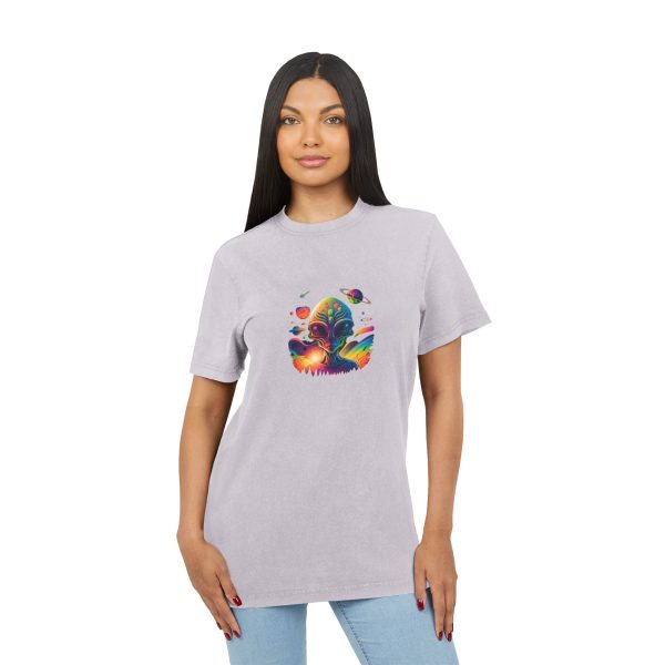 Acid Washed Round Neck Tee - Image 19