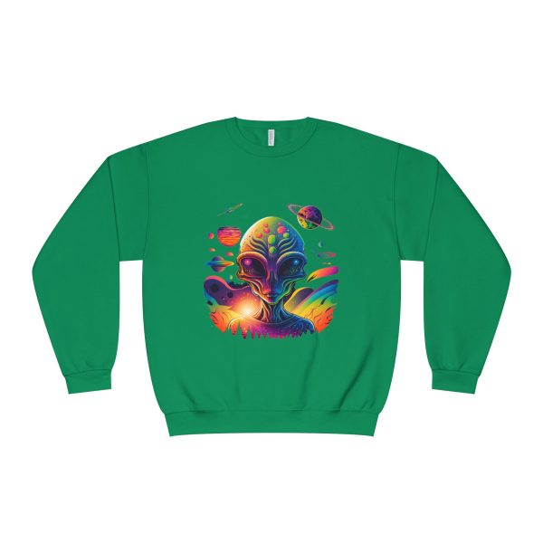 Colorful Alien Space Sweatshirt, Unisex Crewneck Sweatshirt, Perfect for Casual Wear, Gift for Sci-Fi Lovers, Cozy Fall Apparel - Image 29
