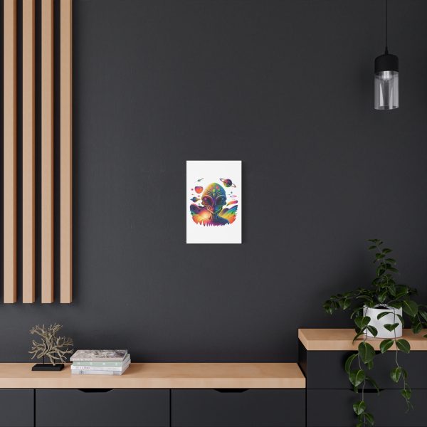 Alien Art Canvas Print, Colorful Wall Decor, Retro Sci-Fi Artwork, Unique Home Accent, Space Lover Gift - Image 16