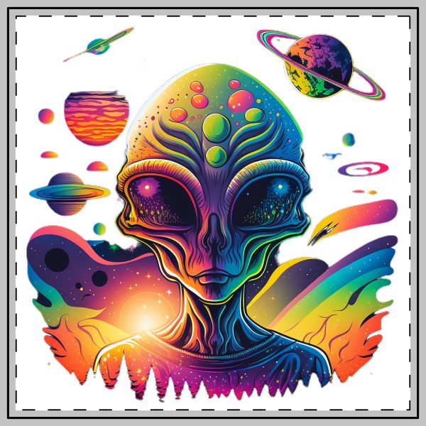 Custom Alien Shape Magnets - Colorful Decor for Home, Unique Gift, Sci-Fi Collectible, Cosmic Vibes, Science Fiction Decor, Fun [...] - Image 7