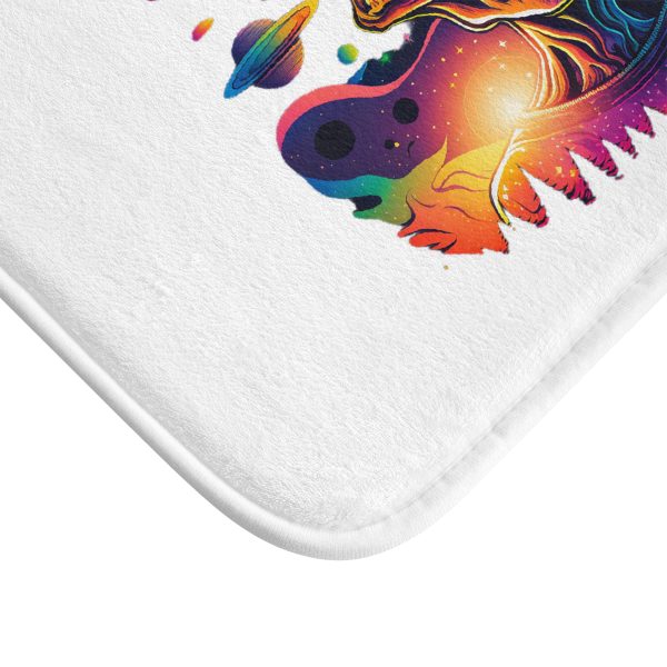 Cosmic Alien Bath Mat | Vibrant Space Decor for Bathroom | Fun Gift for Sci-Fi Lovers, Home Essentials, Bathroom Accessory - Image 6