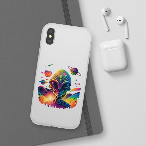 Colorful Alien Galaxy Phone Case, Cosmic Phone Cover, Unique Gift for Space Lovers, Festival Accessory, Astronaut Art Case - Image 21