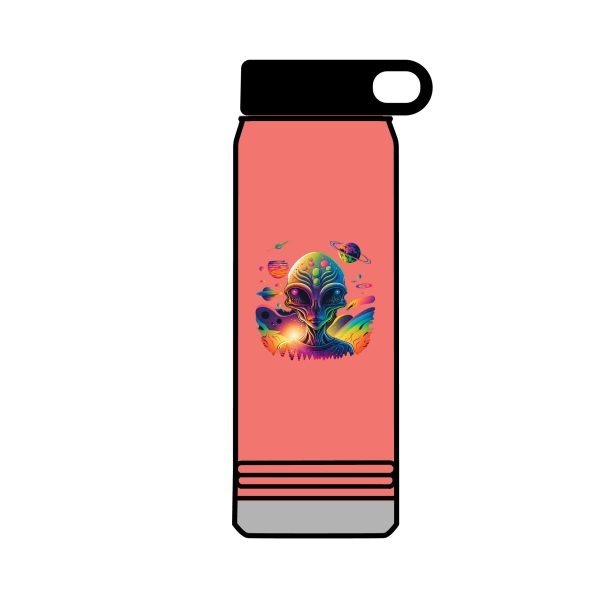 Vibrant 32oz Water Bottle with Fantasy Tree Design, Eco-Friendly Bottle, Sports Hydration, Travel Accessory, Gift for Nature Lovers - Image 4