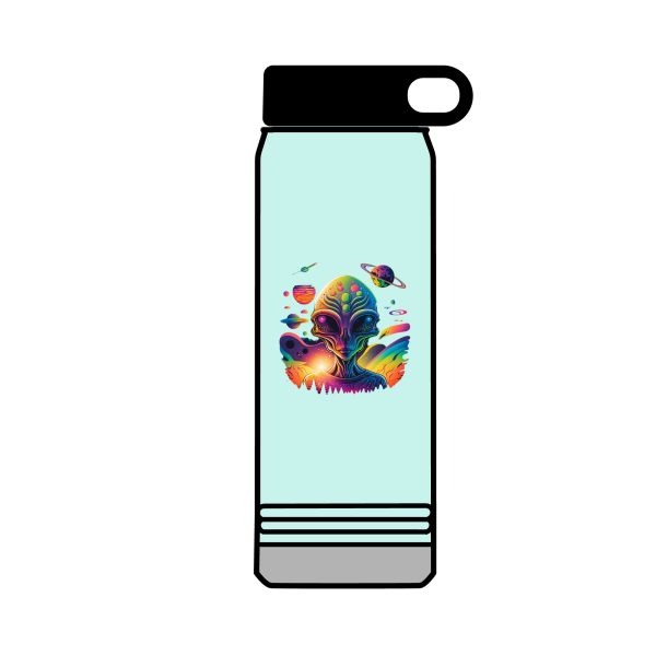 Vibrant 32oz Water Bottle with Fantasy Tree Design, Eco-Friendly Bottle, Sports Hydration, Travel Accessory, Gift for Nature Lovers - Image 22