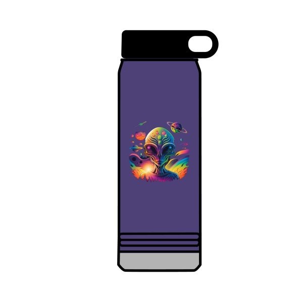 Vibrant 32oz Water Bottle with Fantasy Tree Design, Eco-Friendly Bottle, Sports Hydration, Travel Accessory, Gift for Nature Lovers - Image 28