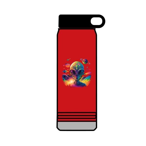 Vibrant 32oz Water Bottle with Fantasy Tree Design, Eco-Friendly Bottle, Sports Hydration, Travel Accessory, Gift for Nature Lovers - Image 6
