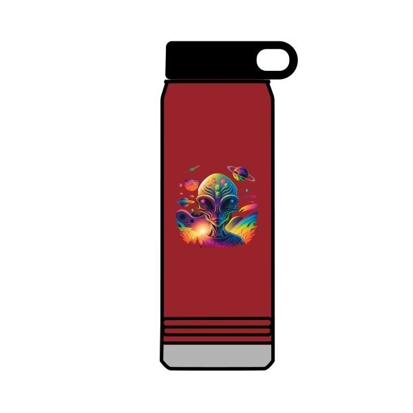 Vibrant 32oz Water Bottle with Fantasy Tree Design, Eco-Friendly Bottle, Sports Hydration, Travel Accessory, Gift for Nature Lovers - Image 8