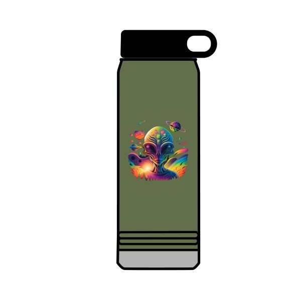 Vibrant 32oz Water Bottle with Fantasy Tree Design, Eco-Friendly Bottle, Sports Hydration, Travel Accessory, Gift for Nature Lovers - Image 16
