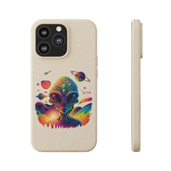 Vibrant Alien Biodegradable Phone Case | Eco-Friendly, Galaxy Inspired, Unique Gift, Trendy Phone Cover, For Space Lovers - Image 77