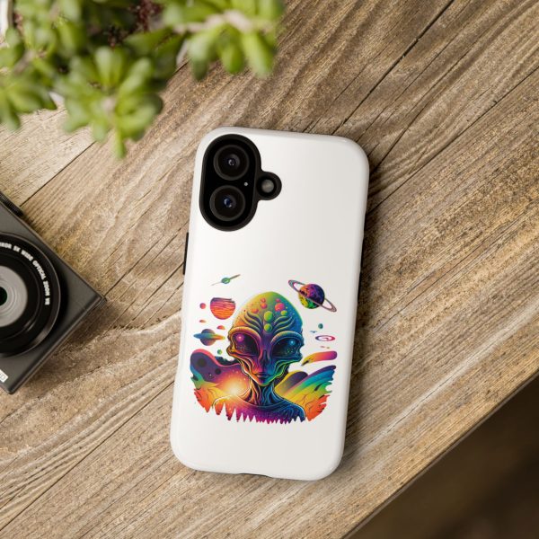 Alien Galaxy Phone Case, Space Themed Tough Case for Teens, Colorful Phone Cover, Gift for Sci-Fi Lovers, Trendy Mobile Accessory - Image 142
