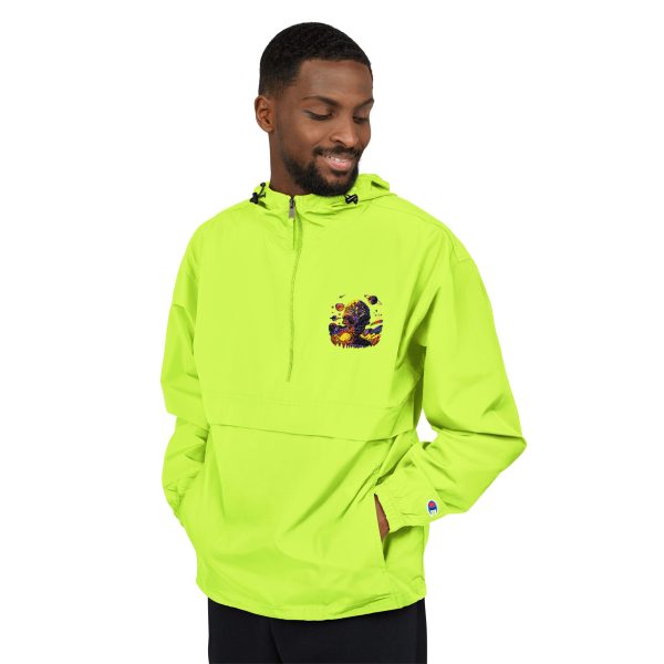 Vibrant Packable Anorak Jacket, Lightweight Rain Jacket, Stylish Outdoor Apparel, Perfect for Travel & Festivals, Unisex Windbreaker - Image 7