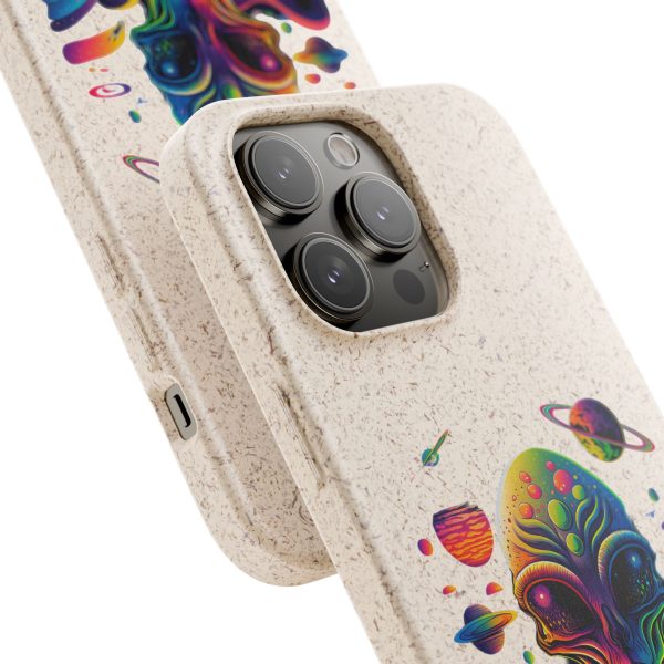 Vibrant Alien Biodegradable Phone Case | Eco-Friendly, Galaxy Inspired, Unique Gift, Trendy Phone Cover, For Space Lovers - Image 191