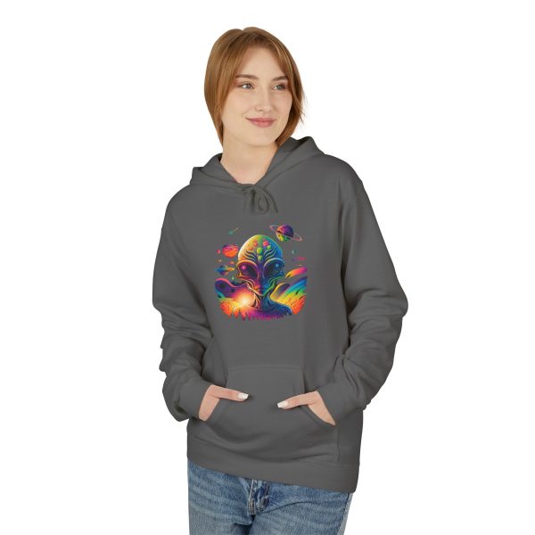 Vibrant Artistic Fleece Hoodie, Cozy Unisex Sweatshirt, Colorful Graphic Hoodie, Trendy Casual Wear, Unique Gift Idea, Streetwear Style - Image 51