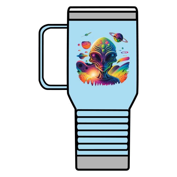 Vibrant Alien Travel Mug | 20oz Cosmic Coffee Cup, Space-Themed Gift, Unique Travel Tumbler, Quirky Science Fiction Mug, Stylish [...] - Image 22