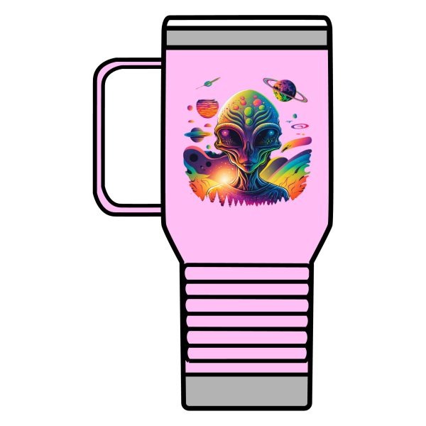 Vibrant Alien Travel Mug | 20oz Cosmic Coffee Cup, Space-Themed Gift, Unique Travel Tumbler, Quirky Science Fiction Mug, Stylish [...] - Image 32