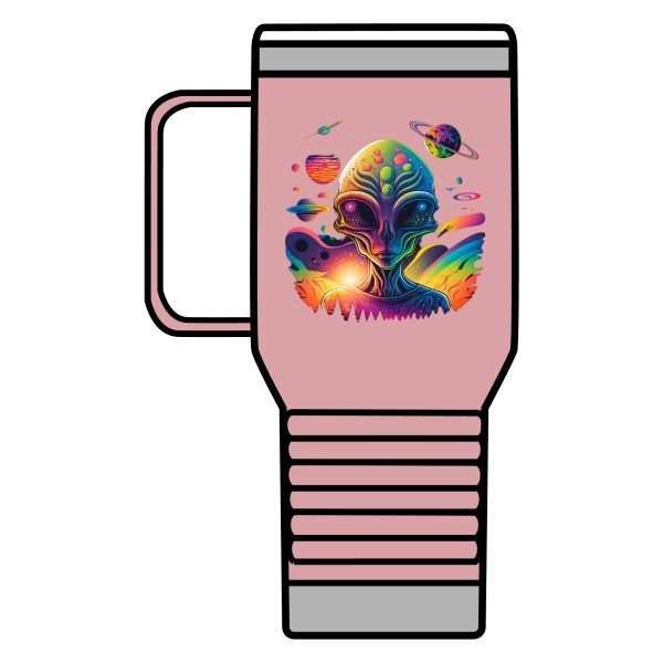 Vibrant Alien Travel Mug | 20oz Cosmic Coffee Cup, Space-Themed Gift, Unique Travel Tumbler, Quirky Science Fiction Mug, Stylish [...] - Image 34