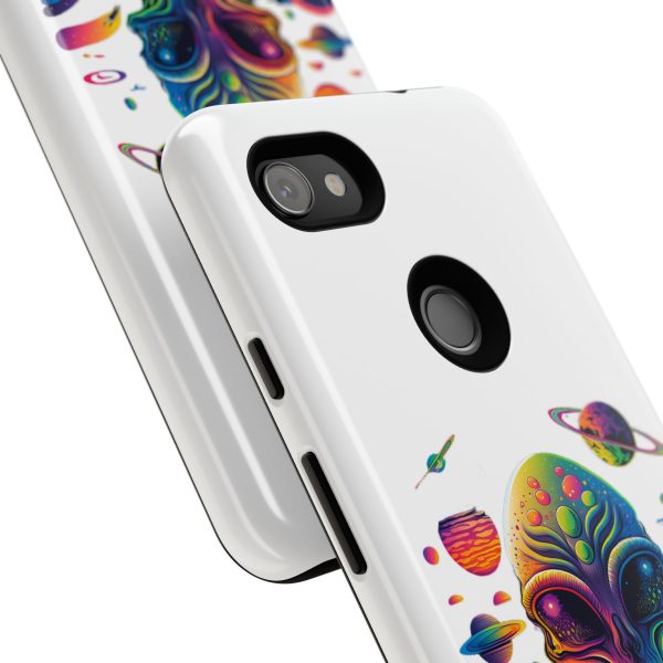 Colorful Alien Phone Case, Galaxy Design, Sci-Fi Accessories, Gifts for Space Lovers, Unique Mobile Cover, Tough Cases - Image 220