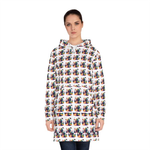 Women's Hoodie Dress (AOP) - Image 4