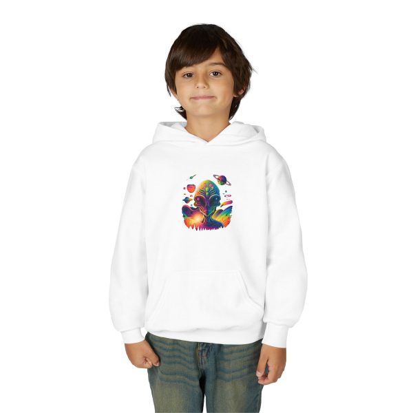Youth Heavy Blend Hooded Sweatshirt - Image 3