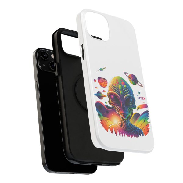 Colorful Alien Phone Case for Protection and Style, Galaxy-Themed Case, Retro Vibe Case, Unique Gift for Sci-Fi Lovers, Planet Design Case - Image 114