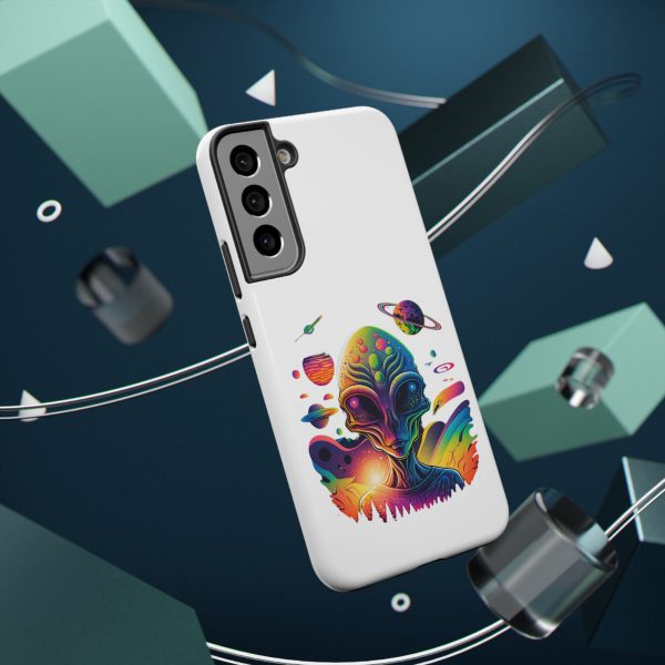 Colorful Alien Phone Case for Protection and Style, Galaxy-Themed Case, Retro Vibe Case, Unique Gift for Sci-Fi Lovers, Planet Design Case - Image 52