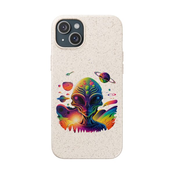 Vibrant Alien Biodegradable Phone Case | Eco-Friendly, Galaxy Inspired, Unique Gift, Trendy Phone Cover, For Space Lovers - Image 169