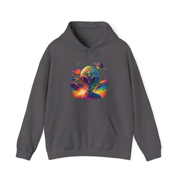 Colorful Cosmic Hoodie, Unisex Hoodie, Space Art Sweatshirt, Comfortable Pullover, Gift for Astronomers, Warm Hoodie for All Seasons - Image 17