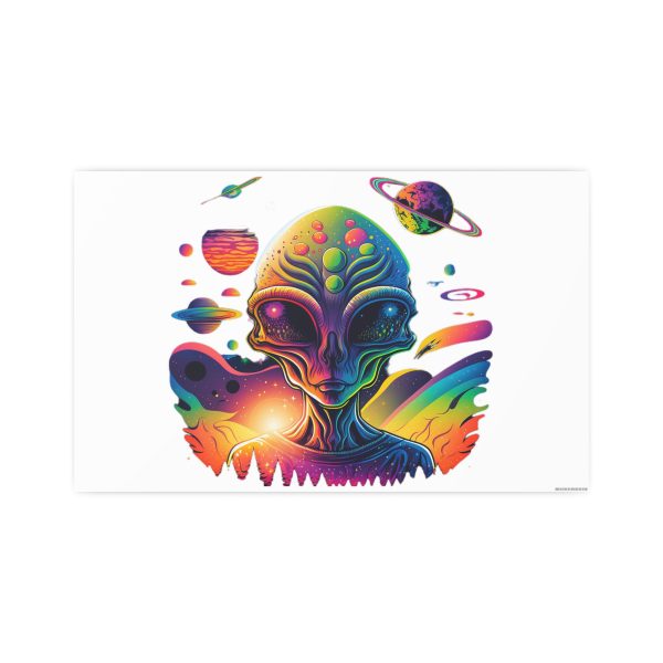 Colorful Alien Art Poster, Psychedelic Wall Decor, Outer Space Prints, Home Decoration, Gift for Sci-Fi Lovers - Image 121