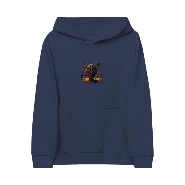 Cozy Kids Fleece Hoodie with Colorful Embroidery - Perfect for Playdates, Birthdays, Gifts, Winter Wear, and Everyday Comfort - Image 5