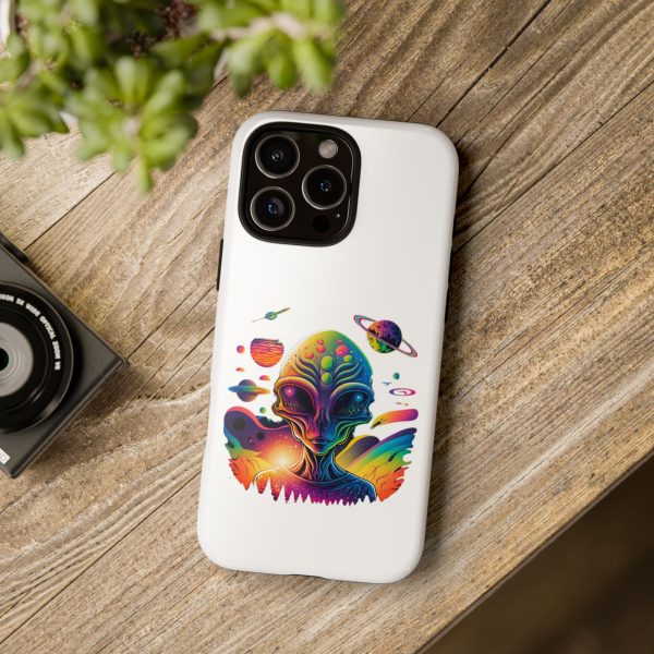 Alien Galaxy Phone Case, Space Themed Tough Case for Teens, Colorful Phone Cover, Gift for Sci-Fi Lovers, Trendy Mobile Accessory - Image 166