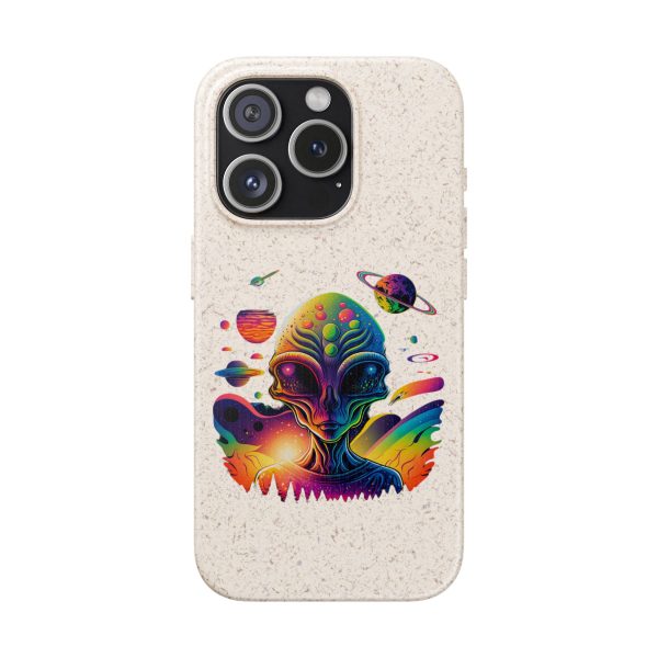 Vibrant Alien Biodegradable Phone Case | Eco-Friendly, Galaxy Inspired, Unique Gift, Trendy Phone Cover, For Space Lovers - Image 165