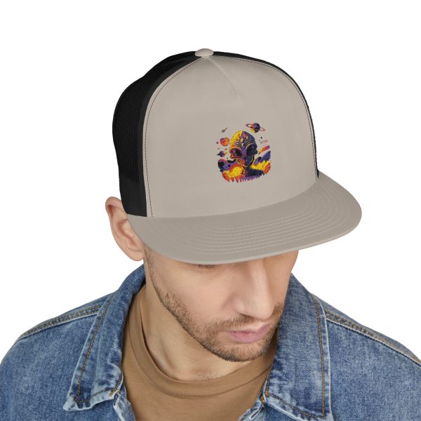 Vibrant Embroidered Trucker Cap, Colorful Hat for Festivals, Outdoor Events, Casual Wear, Unique Gift, Summer Accessory - Image 41