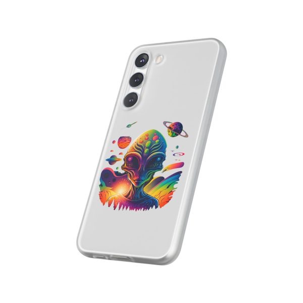Colorful Alien Galaxy Phone Case, Cosmic Phone Cover, Unique Gift for Space Lovers, Festival Accessory, Astronaut Art Case - Image 220