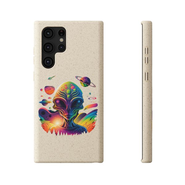 Vibrant Alien Biodegradable Phone Case | Eco-Friendly, Galaxy Inspired, Unique Gift, Trendy Phone Cover, For Space Lovers - Image 145