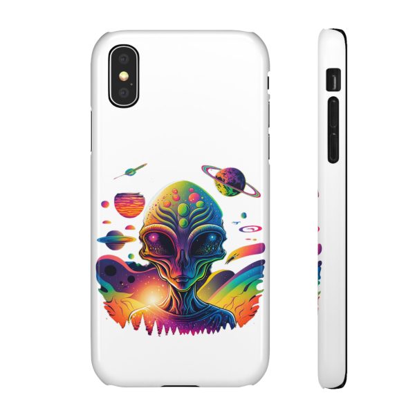 Vibrant Alien Snap Case for Galaxy Lovers | Cosmic Phone Cover, Space Art, Unique Gift for Sci-Fi Fans, Phone Accessory - Image 9