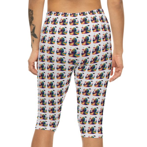 Women’s Capri Leggings (AOP) - Image 4