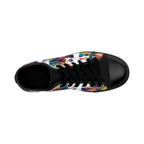 Vibrant Men's Sneakers | Colorful Artistic Low Tops, Unique Casual Footwear, Stylish Streetwear, Gift for Art Lovers - Image 3