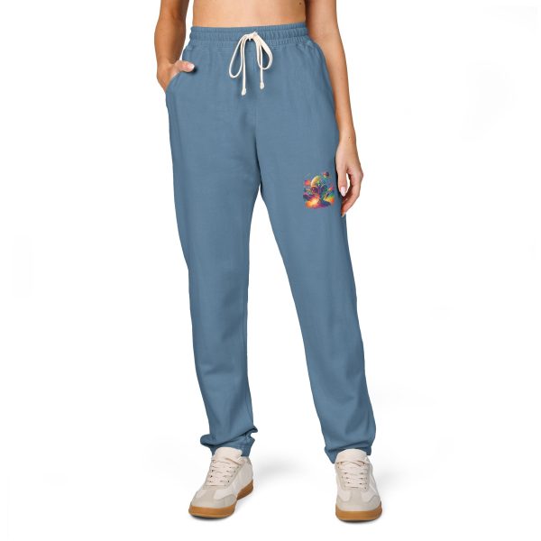 Unisex Garment-Dyed Fleece Sweatpants - Image 23