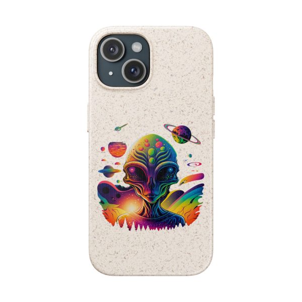 Vibrant Alien Biodegradable Phone Case | Eco-Friendly, Galaxy Inspired, Unique Gift, Trendy Phone Cover, For Space Lovers - Image 161