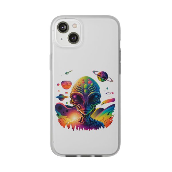 Colorful Alien Galaxy Phone Case, Cosmic Phone Cover, Unique Gift for Space Lovers, Festival Accessory, Astronaut Art Case - Image 205