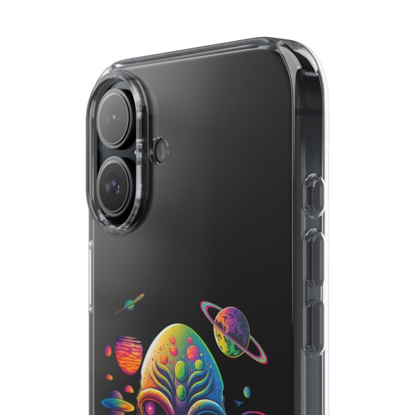 Alien Galaxy Clear Phone Case, Cosmic Phone Cover, Space Lover Gift, Unique Design for iPhone, Galaxy Phone Case - Image 89