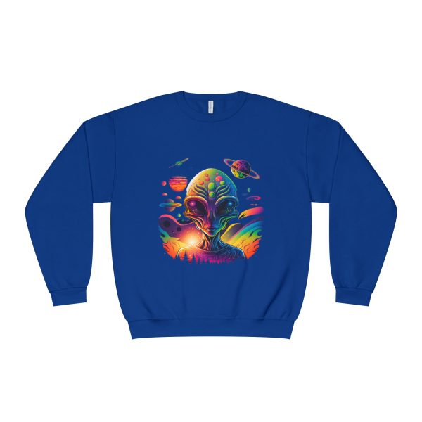 Colorful Alien Space Sweatshirt, Unisex Crewneck Sweatshirt, Perfect for Casual Wear, Gift for Sci-Fi Lovers, Cozy Fall Apparel - Image 53
