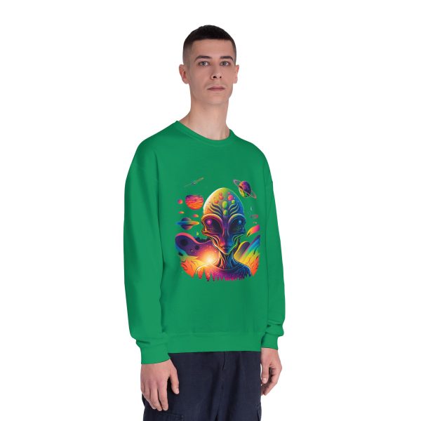 Colorful Alien Space Sweatshirt, Unisex Crewneck Sweatshirt, Perfect for Casual Wear, Gift for Sci-Fi Lovers, Cozy Fall Apparel - Image 31
