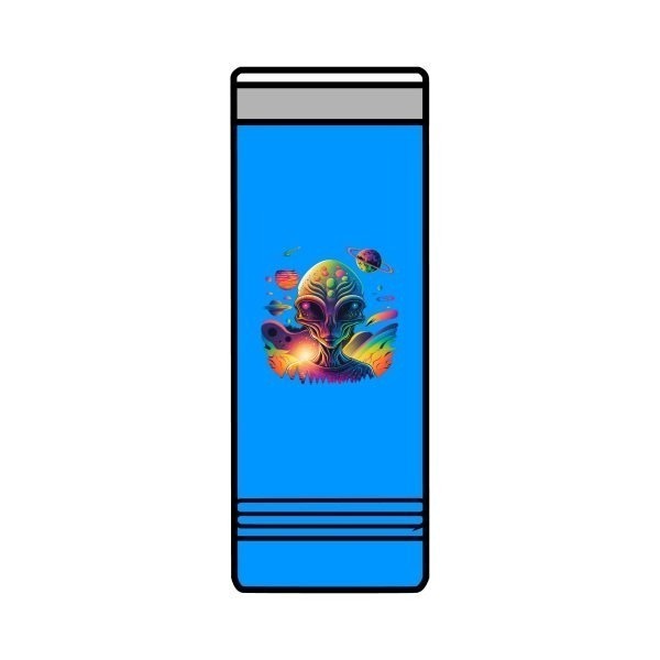 Colorful Alien Skinny Tumbler, 22oz - Cosmic Travel Mug, Unique Gift for Sci-Fi Lovers, Outdoor Adventure, Fun Birthday Gift, Alien Theme - Image 26