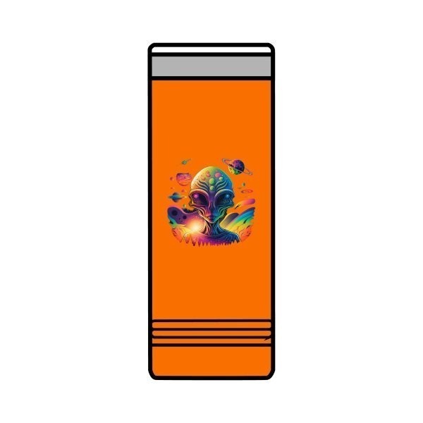 Colorful Alien Skinny Tumbler, 22oz - Cosmic Travel Mug, Unique Gift for Sci-Fi Lovers, Outdoor Adventure, Fun Birthday Gift, Alien Theme - Image 12