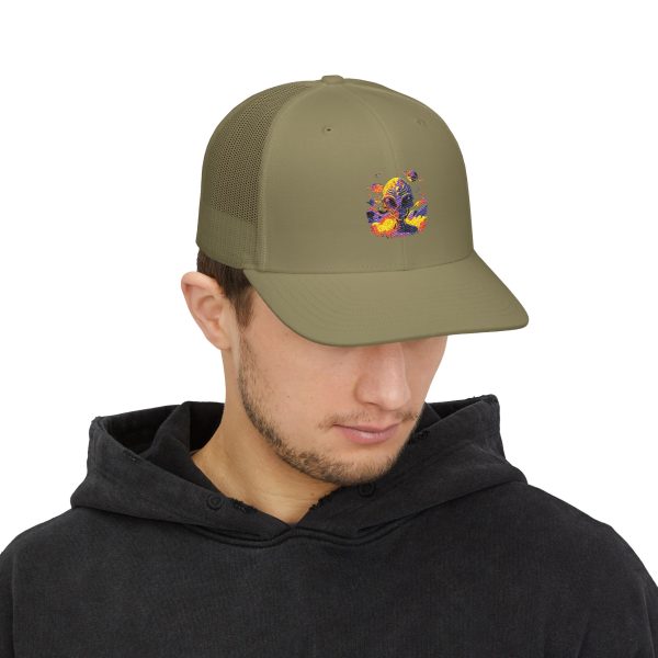 Vibrant Embroidered Snapback Trucker Cap, Unisex Hat for Festivals, Casual Wear, Sports Events, Gift for Outdoorsy Friends - Image 27