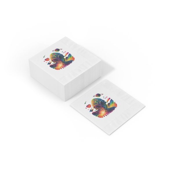 Psychedelic Alien Napkins, Cosmic Party Decor, Space Themed Tableware, Unique Alien Napkins, Fun Event Accessories - Image 7