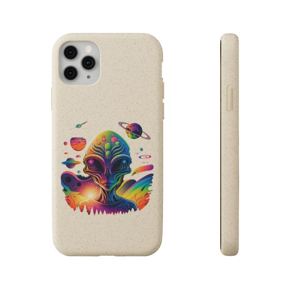 Vibrant Alien Biodegradable Phone Case | Eco-Friendly, Galaxy Inspired, Unique Gift, Trendy Phone Cover, For Space Lovers - Image 109