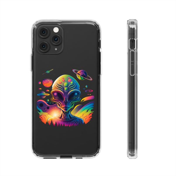 Alien Galaxy Clear Phone Case, Cosmic Phone Cover, Space Lover Gift, Unique Design for iPhone, Galaxy Phone Case - Image 28